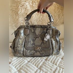 COACH Snakeskin Bag